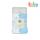Pure Little 2-Piece Muslin Blanket Safari - Blue