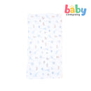 Pure Little 2-Piece Muslin Blanket Safari - Blue