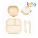 Little Sprout 5-Piece Little Bites Feeding Set - White