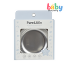 Pure Little 2-Piece Silicone and Stainless Steel Set - Beige