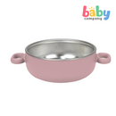 Pure Little 2-Piece Silicone and Stainless Steel Set - Pink