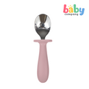 Pure Little 2-Piece Silicone and Stainless Steel Set - Pink