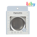 Pure Little 2-Piece Silicone and Stainless Steel Set - Pink