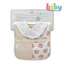 Pure Little 4-Piece Bib and Burp Cloth Set - Beige