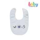 Pure Little 4-Piece Bib and Burp Cloth Set - Blue