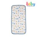 Pure Little 4-Piece Bib and Burp Cloth Set - Blue