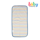 Pure Little 4-Piece Bib and Burp Cloth Set - Blue