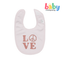Pure Little 4-Piece Bib and Burp Cloth Set - Pink