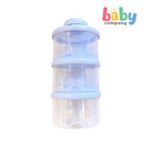 Peekaboo 3 Layer Stackable Milk Container Blue