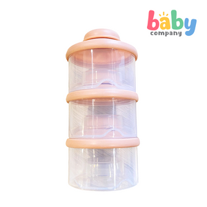 Peekaboo 3 Layer Stackable Milk Container Pink