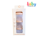 Peekaboo 3 Layer Stackable Milk Container Pink
