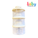 Peekaboo 3 Layer Stackable Milk Container White