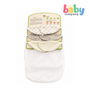 Little Sprout Muslin Bib Set Beige 3pc