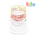 Little Sprout Muslin Bib Set Pink 3pc