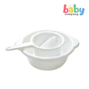 Klio Baby Bath Set - White