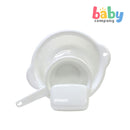 Klio Baby Bath Set - White