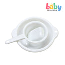 Klio Baby Bath Set - White