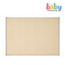 Peekaboo Rubber Crib Sheet Bear - Beige