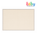 Peekaboo Rubber Crib Sheet Bunny - Beige