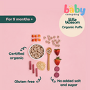Little Blossom Organic Brown Rice Puffs Strawberry 40g