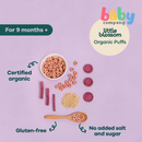 Little Blossom Organic Brown Rice Puffs Sweet Potato 40g