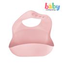 Pure Little 4pc Silicone Stainless Steel Dinnerware Set - Pink