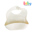 Pure Little 4pc Silicone Stainless Steel Dinnerware Set - White