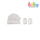 Pure Little Bonnet and Mitten Set Pack of 3 Pink