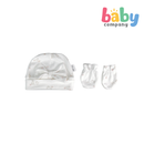 Pure Little Bonnet and Mitten Set Pack of 3 Pink