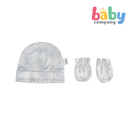 Pure Little Bonnet and Mitten Set Pack of 3 Gray