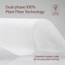 Hoppi Silky Flush Wipes 18 sheets (10 in 1 Bundle Box)