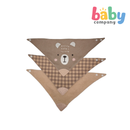 Little Sprout Bib & Teether Set Bear 3pc