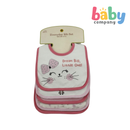 Little Sprout Cloth Bibs Coral Pink 5pc