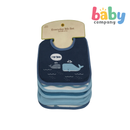 Little Sprout Cloth Bibs Blue 5pc
