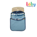 Little Sprout Cloth Bibs Blue 5pc