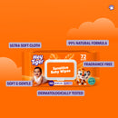 Hey Tiger Sensitive Baby Wipes - 72 Sheets