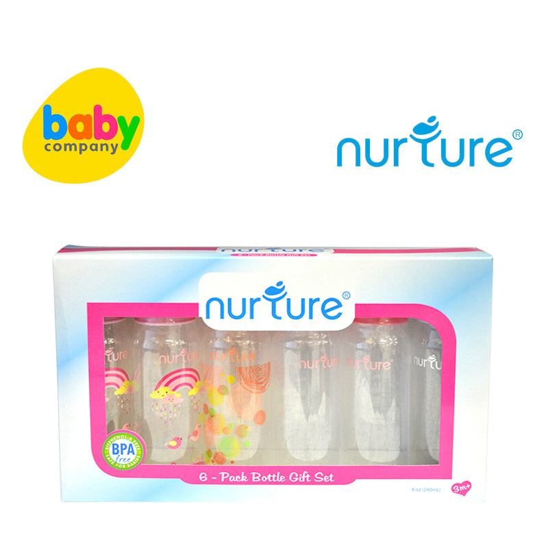 Nurture Feeding Bottle Gift Set 6-Pack