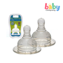 Precious Moments 2-Pack Wideneck Silicone Nipple