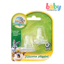 Looney Tunes Silicone Replacement Nipples - Pack of 2