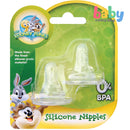 Looney Tunes Silicone Replacement Nipples - Pack of 2