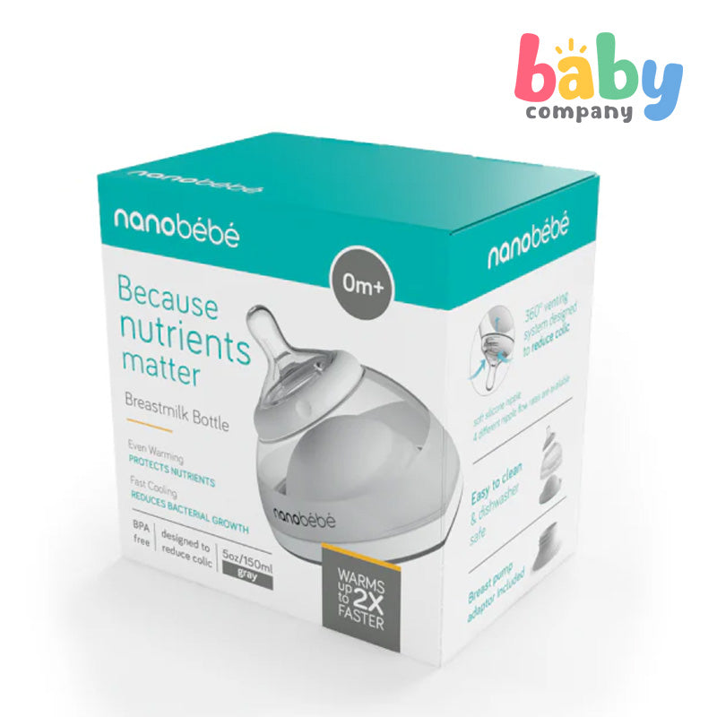 Nanobebe Breastmilk Bottle 5oz (150ml) - Single Pack