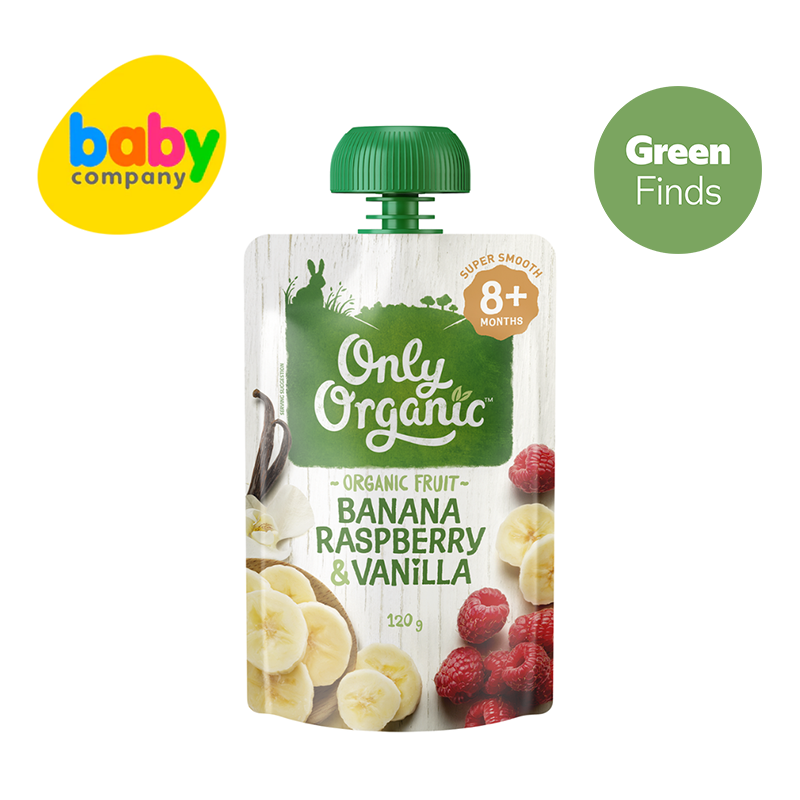 Only Organic - Banana, Raspberry & Vanilla (8+ mos)