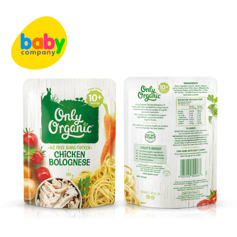 Only Organic Chicken Bolognese (10 mos +)
