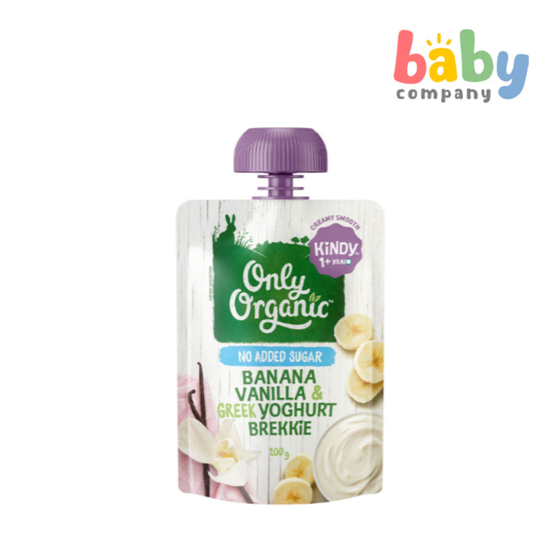 Only Organic Banana Vanilla & Greek Yoghurt Brekkie (1-5yrs) 100g