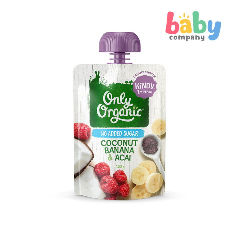 Only Organic Coconut Banana & Acai (1-5yrs) 100g