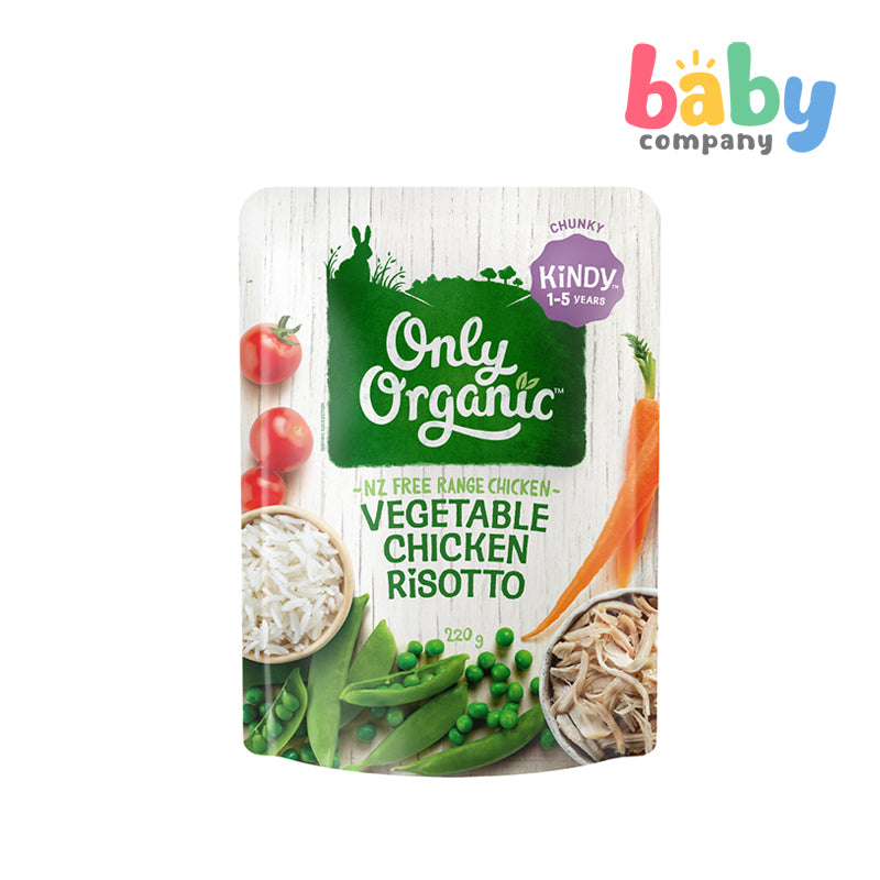 Only Organic Vegetable Chicken Risotto (1-5yrs) 220g