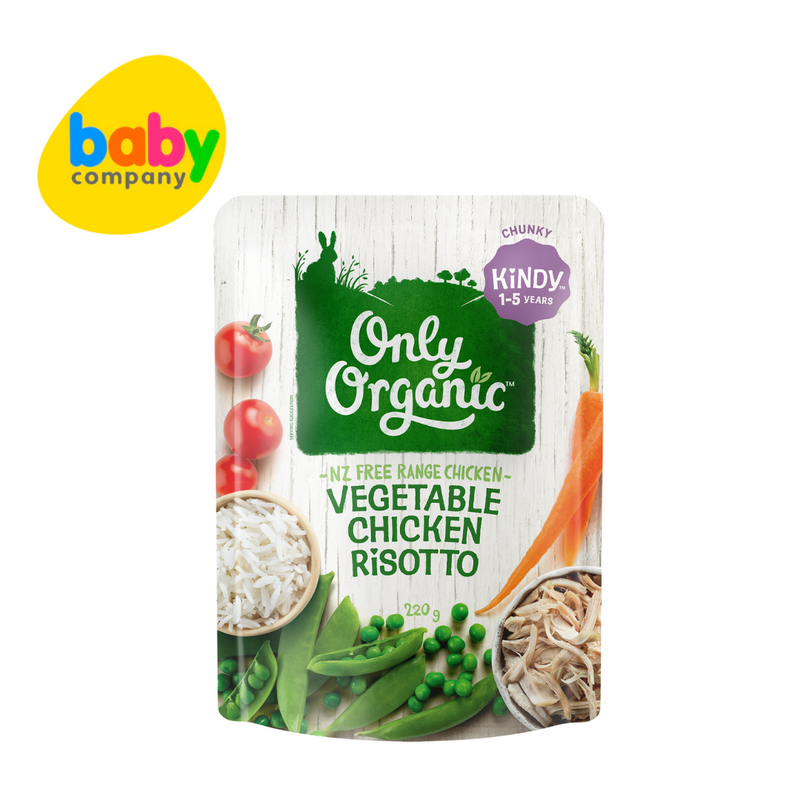Only Organic Vegetable Chicken Risotto (1-5yrs) 220g