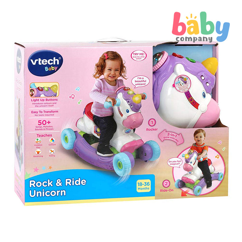 VTech Rock & Ride Unicorn Ride-On