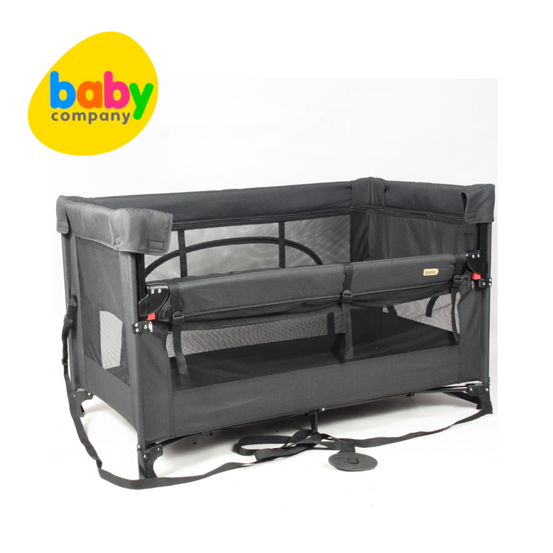 Looping All in One Pack and Play Co-Sleeper, Crib, and Playpen - Black