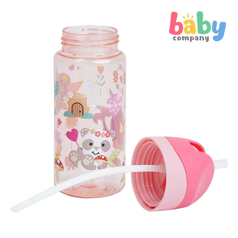 Marcus & Marcus Germrepel Tritan Straw Bottle 400ml - Pink